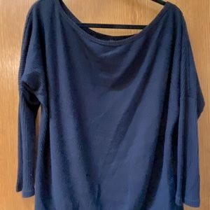 Black scoop neck sweater